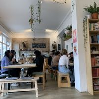 The restaurant  at Plant Base in Berlin