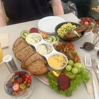 Breakfast platter for two   at Plant Base in Berlin