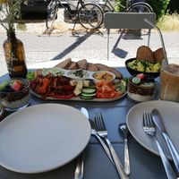 Breakfast platter for two at Plant Base in Berlin