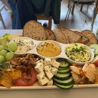 The platter for 2! Great way to start the day!  at Plant Base in Berlin