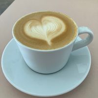 Flat white with soy milk at Plant Base in Berlin