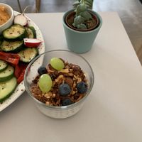 Mini granola.  Oil free at Plant Base in Berlin