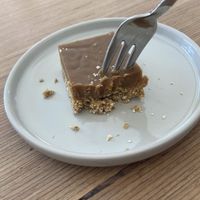Vegan salted caramel bar  at Plant Base in Berlin