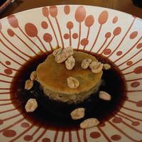 Vegan dessert at Cosmos G/astrobar in Curitiba