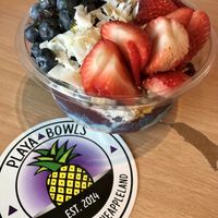 Pura Vida bowl at Playa Bowls in Fort Lauderdale