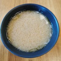 Miso soup at Pleasure Food in Malmo