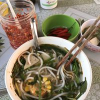 Noodle soup. Yummy broth! at Quan Thien Phuc - Maybe closed in Phu Quoc