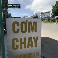 Sign out front  at Quan Thien Phuc - Maybe closed in Phu Quoc