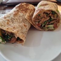 Shawarma wrap at Ginger Restaurant in Kuwait City