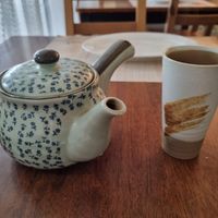 Lemongrass tea at Ginger Restaurant in Kuwait City