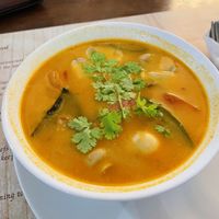Ginger Tom Yum (with coconut milk)  at Ginger Restaurant in Kuwait City