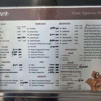 menu  at Ginger Restaurant in Kuwait City