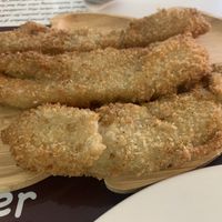 Fried banana dessert  at Ginger Restaurant in Kuwait City