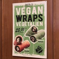 Vegan Wraps at YUL - Java U in Montreal