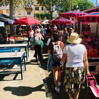 Market - come early for the best produce.  at Pazar Market in Split