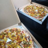 Yummy yummy klobaňa at Pizzeria Presto in Zilina