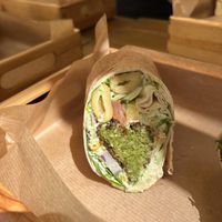 Greek wrap   at iBO Falafel in Wroclaw