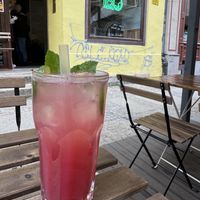 Fresh lemonade   at iBO Falafel in Wroclaw
