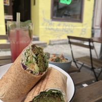 Chillin   at iBO Falafel in Wroclaw