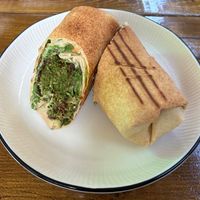 Classic falafel wrap at iBO Falafel in Wroclaw