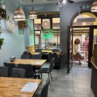 Interior  at iBO Falafel in Wroclaw