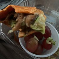 Vegan Wrap w/grapes   at Spoonful Soups & Eats in Milford