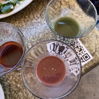 Juice flight  at Fig Tree Cafe - Liberty Station in San Diego