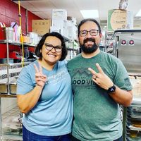 Owners, Elizabeth and Jonathan   at Vegos in Albuquerque
