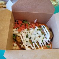 Chili rellanos at Vegos in Albuquerque