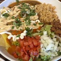 Enchilada plate  at Vegos in Albuquerque