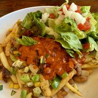 Loaded fries  at Vegos in Albuquerque