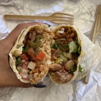 seitan burrito  at Vegos in Albuquerque