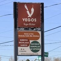 Sign  at Vegos in Albuquerque