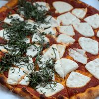  Vegan cheese with basil at Wicked in Mashpee