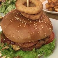 summer special 'texas' burger at Signor Verde in Cologne