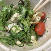 Vegan poke (sorry, almost finished)  at Poke Bar in Honolulu