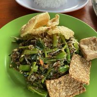 Serbuk / urap urap with tofu and tempeh  at Cafe Rifka in 