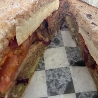 Vegan breakfast sandwich   at Joanna's Cafe in Dundalk