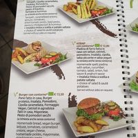 Vegan lunch menu at TINKA BAR & BISTROT in Nago-torbole