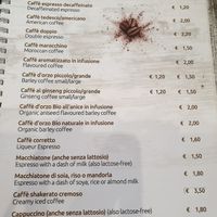 Menu at TINKA BAR & BISTROT in Nago-torbole