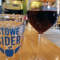 Very nice Italian wines by the glass, and I love the glass too at Piecasso in Stowe