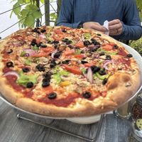 Veggie lovers  at Piecasso in Stowe