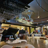 Great Bar scene at Piecasso in Stowe