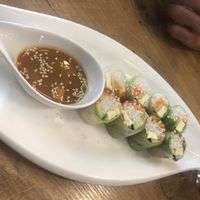 fresh spring rolls at Dobro Jutro Vietnam - Good morning Vietnam in Ljubljana