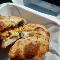 vegan chicken sandwich (w/ olives, no lettuce) at Brick Oven Pizzeria in Omaha