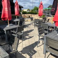 Seasonal outdoor patio at NorthStar Tavern in Bloomington