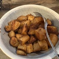 Home fries   at Mon Vert Cafe in Woodstock