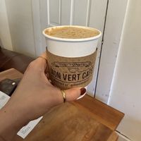   at Mon Vert Cafe in Woodstock