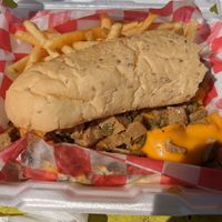 Vegan philly at Fat Boy's Roadside Eats in Ooltewah