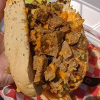 Vegan philly at Fat Boy's Roadside Eats in Ooltewah